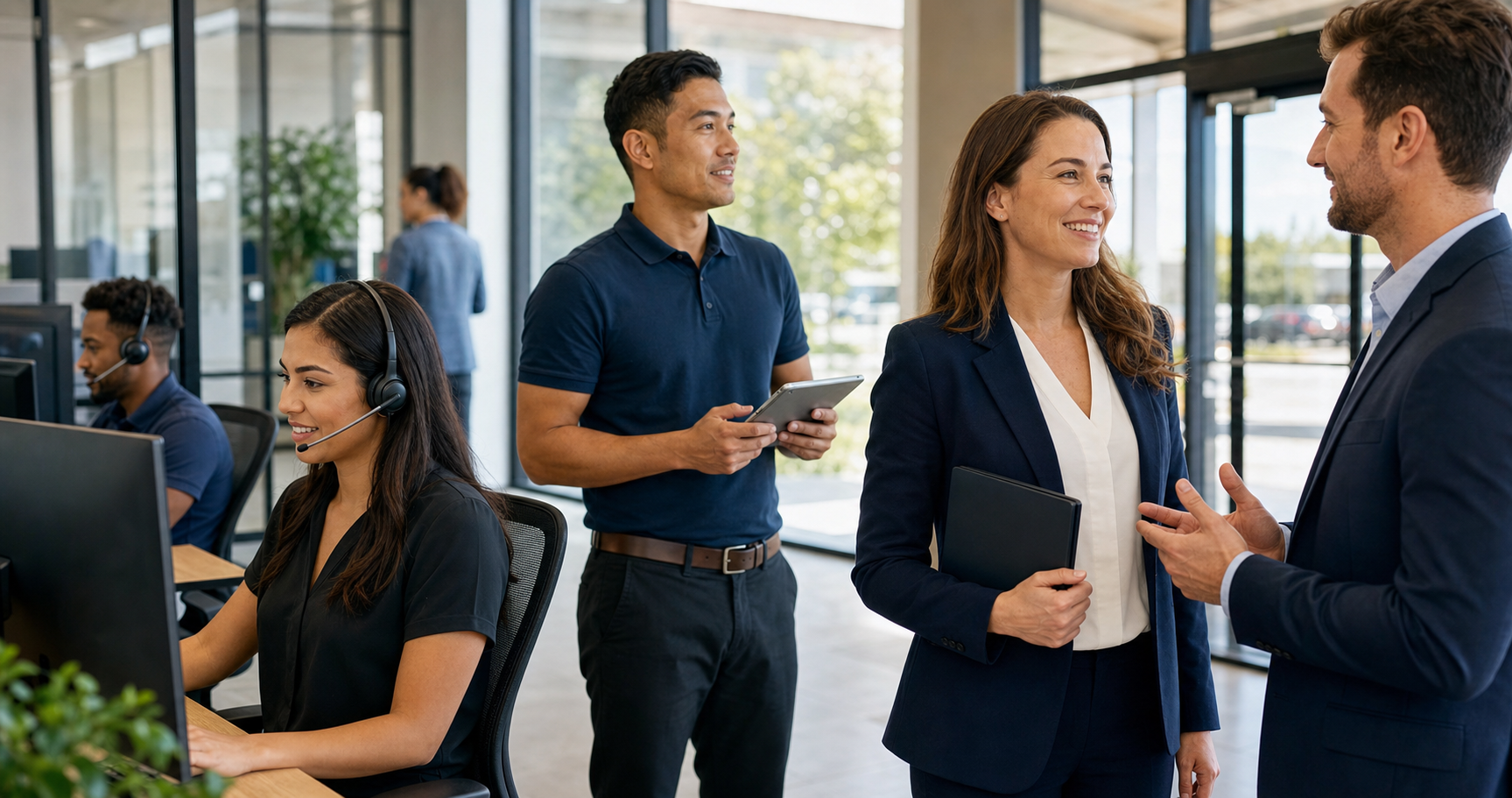 Sales reps across call center, field, event, and recruiting conversations